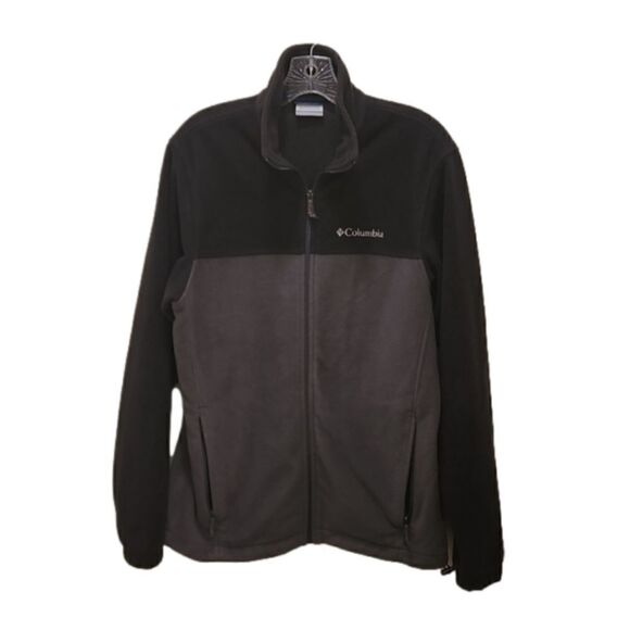 Columbia Two Tone Full Zip Jacket Size Sm Inside Pockets Outside Zip Pockets - Picture 1 of 11